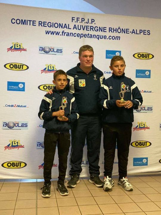 Pétanque pradinoise Les champions Rhône-Alpes